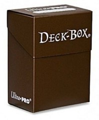 Ultra Pro Solid Brown Deck Box