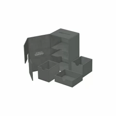 Ultimate Guard Flip n Tray 160+ XenoSkin Monocolor Grey Deck Box