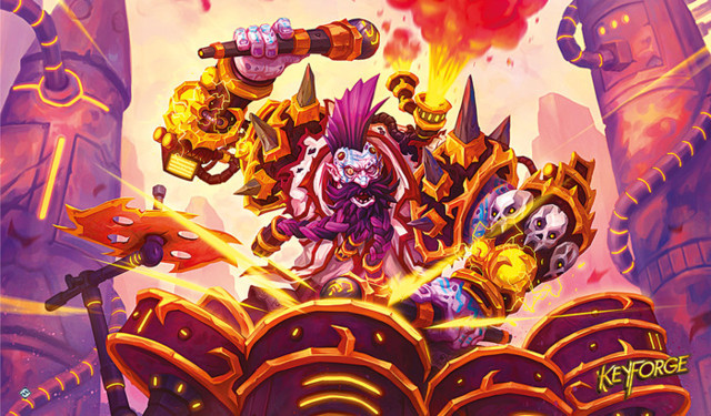 KeyForge Age of Ascension! Drummernaut Playmat