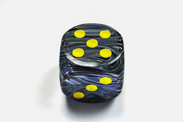 Vortex® 50mm w/pips Black/yellow d6 DV5028