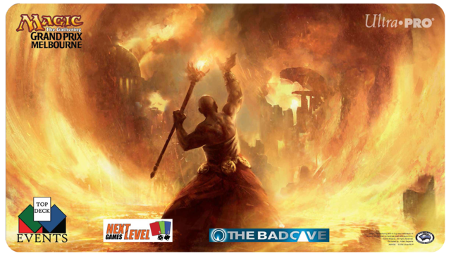 GP Melbourne Playmat 2014 Fated Conflaguration