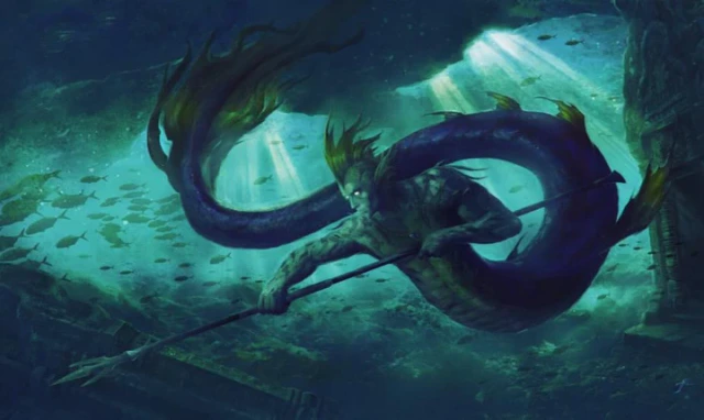 Merfolk - Jason Engel - Playmat
