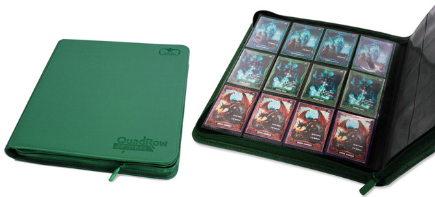 Ultimate Guard QuadRow Zipfolio - Green