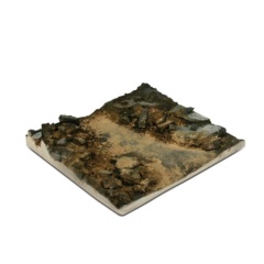 Vallejo SC002 Scenics 14x14 cm Rubble Street Section Diorama Base