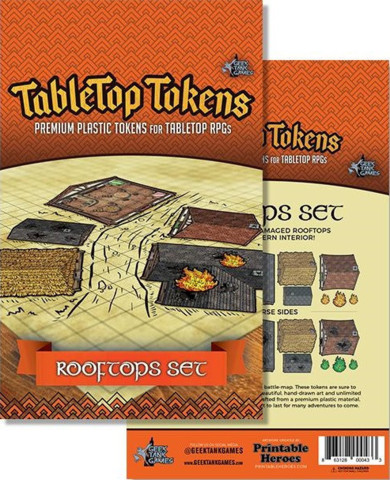 Tabletop Tokens - Rooftops Set
