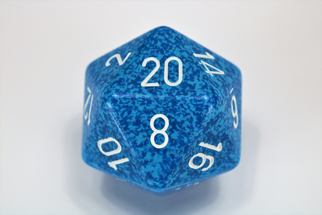 Speckled 34mm Water™ d20 XS2023