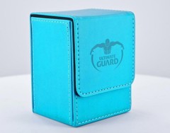 Ultimate Guard Flip Deck Case 100+ Standard Size Blue Leathertte