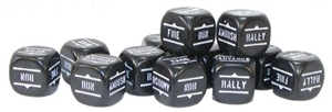 Bolt Action Order Dice Black