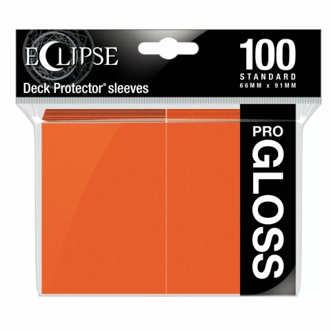 Eclipse Gloss Standard Sleeves 100 pack Pumpkin