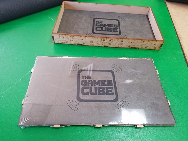The Games Cube Dice rolling Tray