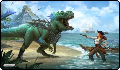 Dinosaur and Pirate