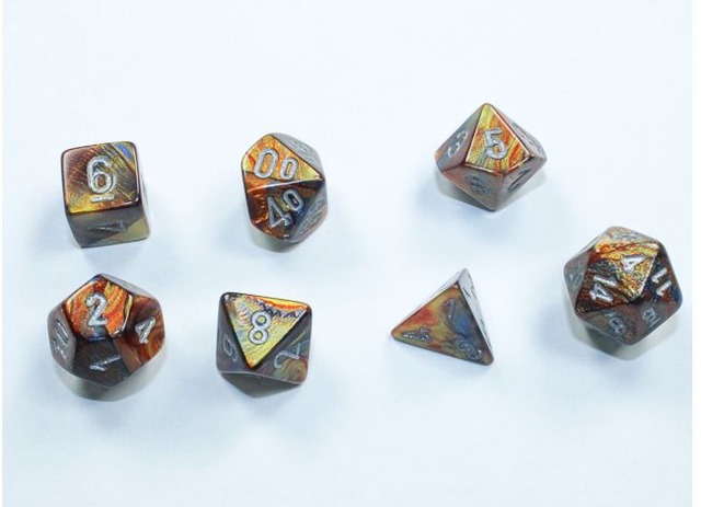 Lustrous Mini Gold/Silver 7-Die Set 20493