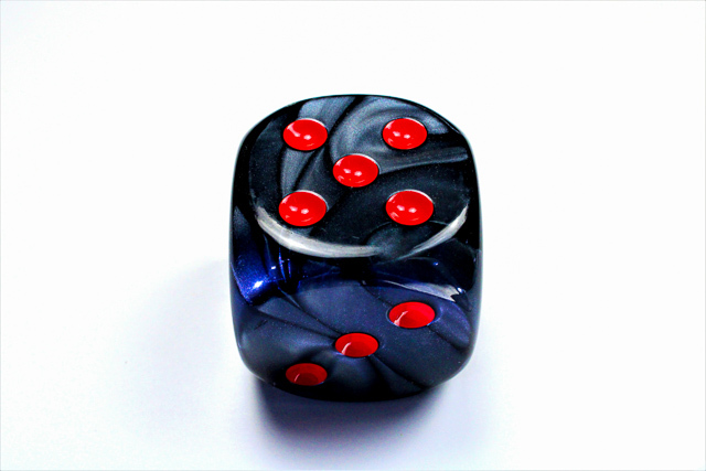 Velvet® 50mm w/pips Black/red d6 DL5028