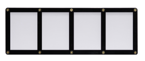 Screw Downs - Black 4 Card