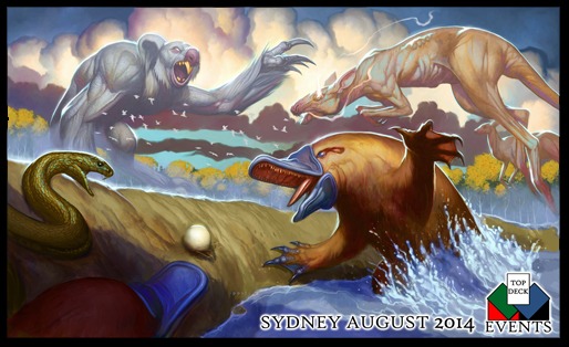 GP Sydney 2014 Playmat Australian Animals
