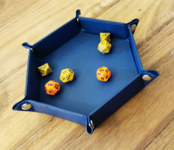 LPG Hex Dice Tray 8 Blue