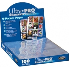 Box of 100 Ultra Pro sliver series 9 Pocket Pages