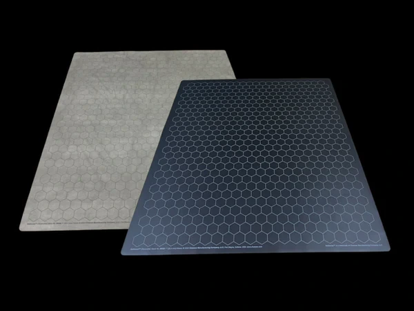 Chessex Battlemat Reversible 25mm Hexes Black/Grey
