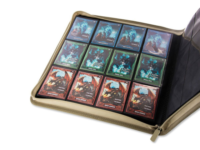 Ultimate Guard QuadRow Zipfolio - Sand