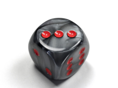 Velvet® 30mm w/pips Black/red d6 DL3028