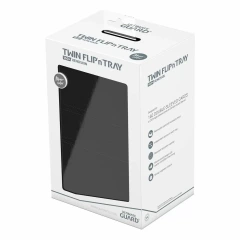 Ultimate Guard Flip n Tray 160+ XenoSkin Monocolor Black Deck Box