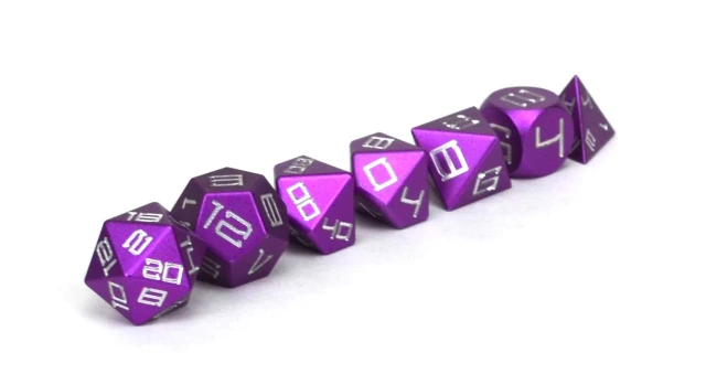 Purple Aluminium Set of 7
