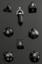 Black Obsidian - 7pcs & Pendant