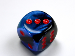 Gemini® 30mm w/pips Black-Starlight/red d6 DG3058