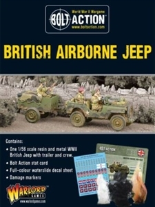 British Airborne Jeep & Trailer