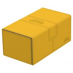 Twin Flip´n´Tray Deck Case 200+ Standard Size XenoSkin Amber Deck Box
