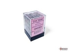 36 12mm Black w/Pink Vortex D6 Dice - CHX25848