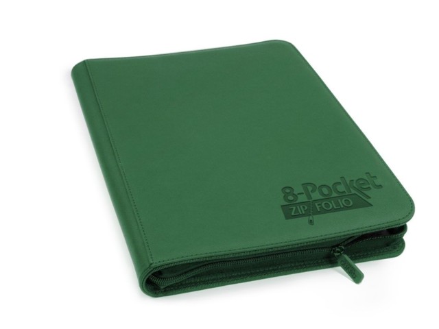 Folder Ultimate Guard 8-Pocket ZipFolio XenoSkin Green
