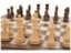Chess Set, folding, walnut inlaid, 15