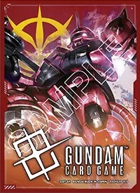 Gundam Card Game: Official Sleeves Display 1 - Chars Zaku/Zeon