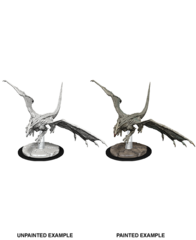 Nolzurs Marvelous Unpainted Miniatures Young White Dragon