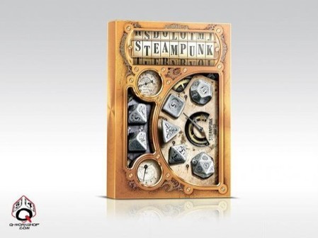 Steampunk Metal Dice Set (7 Dice Set)