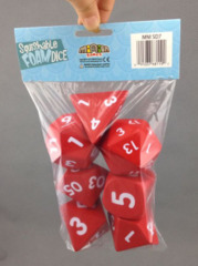 2 inch Squishable Dice Set, Red