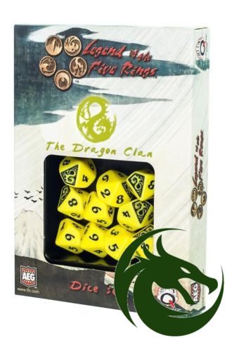L5R Dice Set - The Dragon Clan (10)
