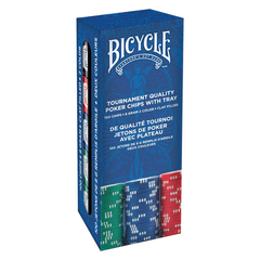 Bicycle Poker Chips with Tray