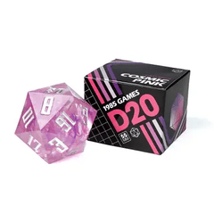 1985 Games: Cast Resin D20 Cosmic Pink