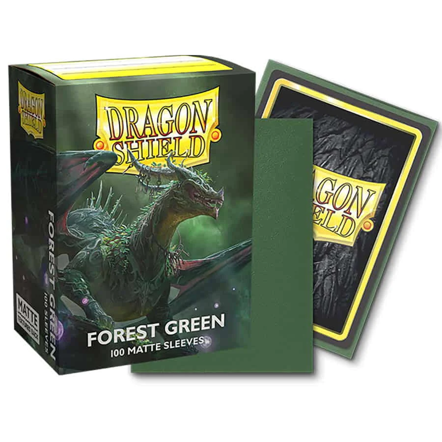 Dragon Shield Sleeves: Matte Forest Green