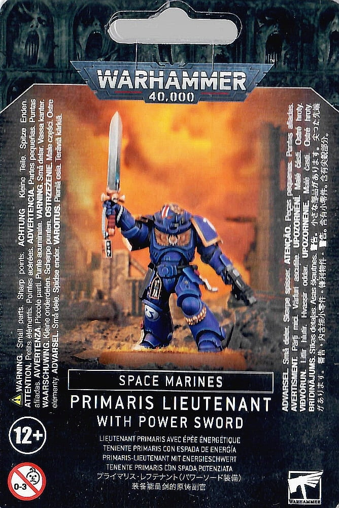 Space Marines: Primaris Lieutenant with Power Sword
