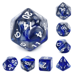 Cold Iron RPG Dice Set - Foam Brain