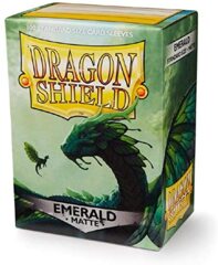 Dragon Shield Sleeves: Matte Emerald