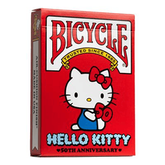 Bicycle Playing Cards: Hello Kitty Red