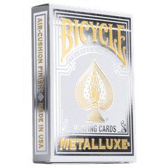 Bicycle Playing Cards: Metalluxe Silver