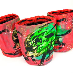 BLKRNBW Holigoil Nightwolf Dice Bag