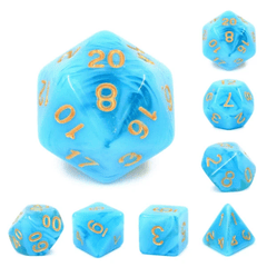 Atlantis RPG Dice Set - Foam Brain