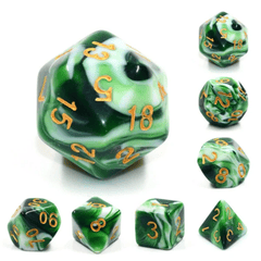 Jadeite RPG Dice Set - Foam Brain