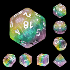 Fairy Dust RPG Dice Set - Foam Brain